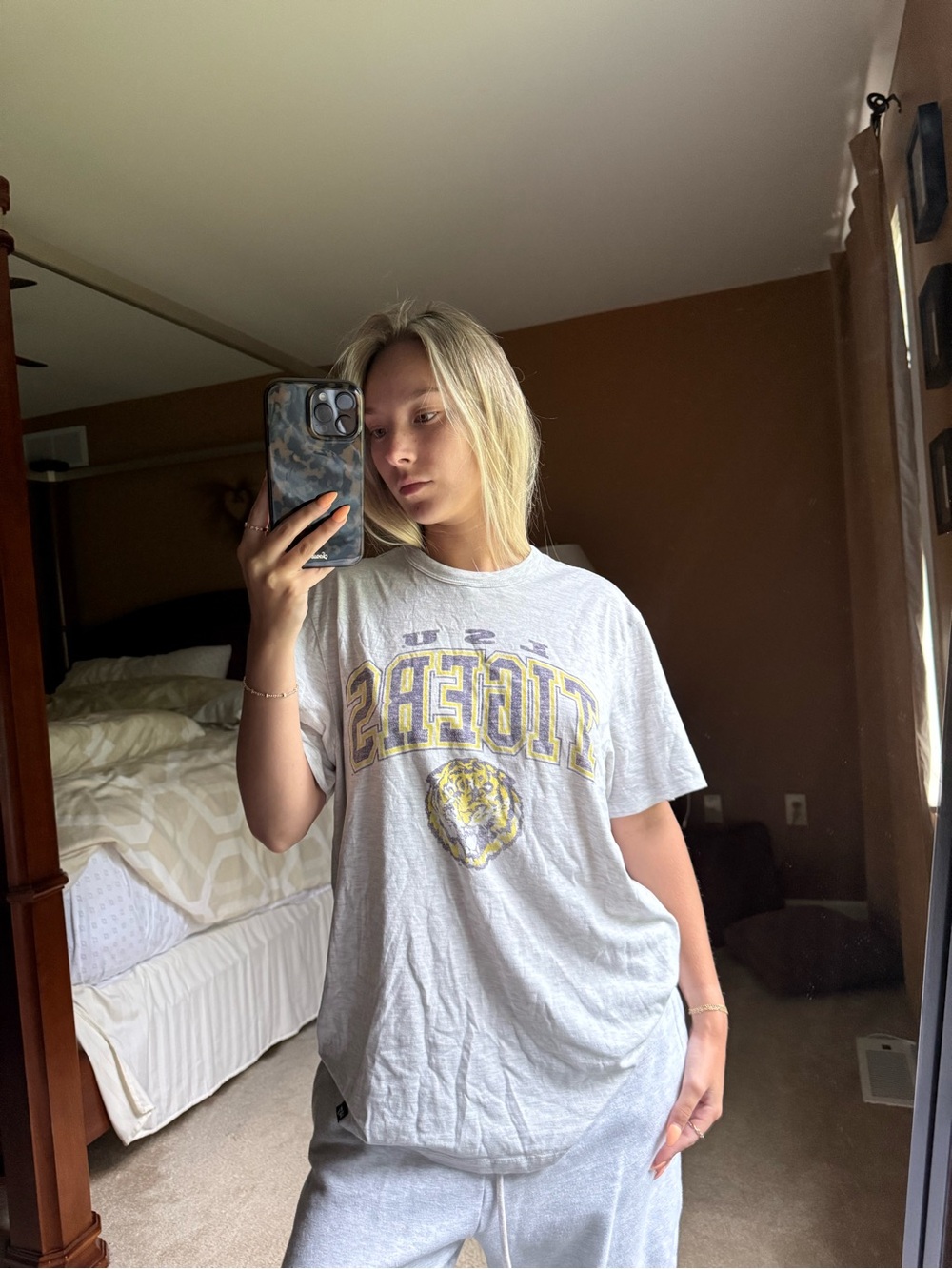 '47 Light Gray Tee with Black Logo